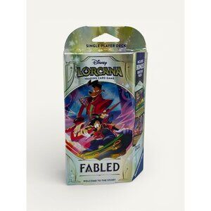 Disney Lorcana “Fabled” Single-Player Starter Deck – Max Goof & Powerline